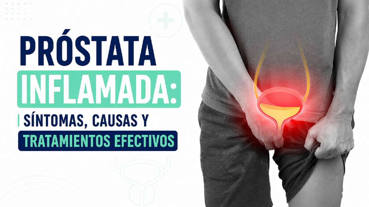 Próstata inflamada: síntomas, causas y tratamientos efectivos