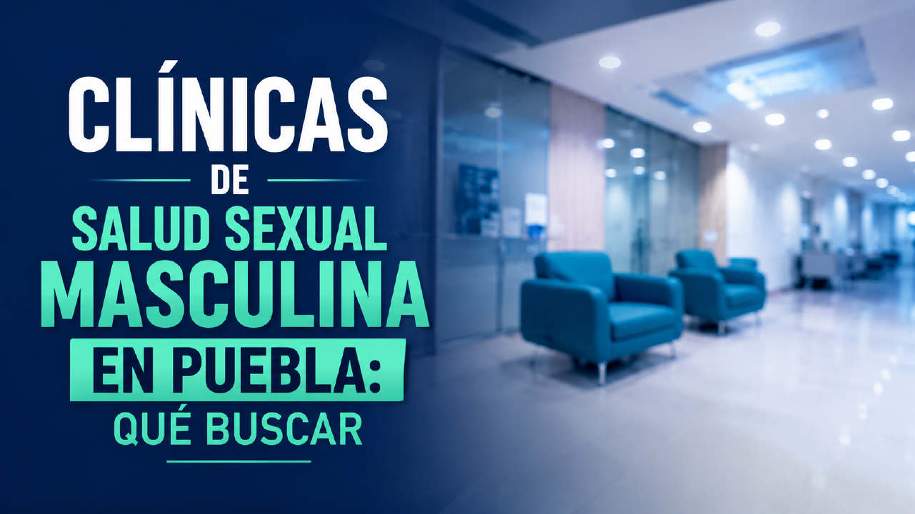 Clínicas de salud sexual masculina en Puebla: qué buscar