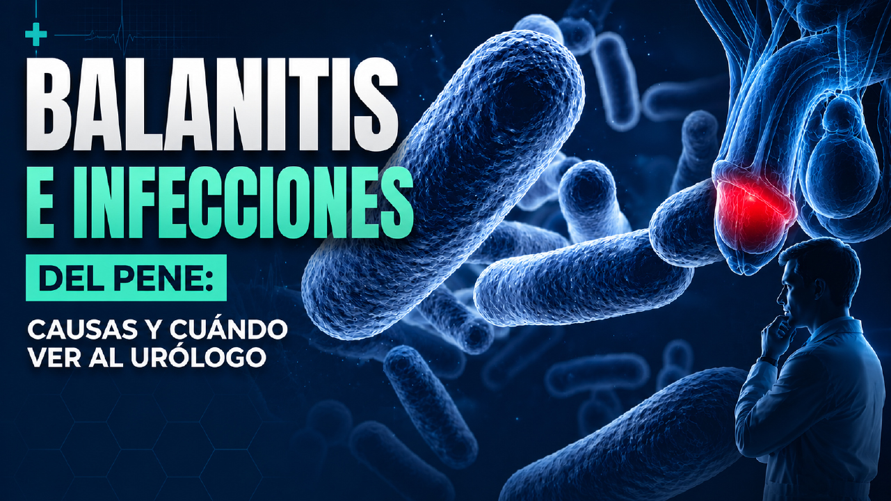 Balanitis e infecciones del pene: causas y cuándo ver al urólogo